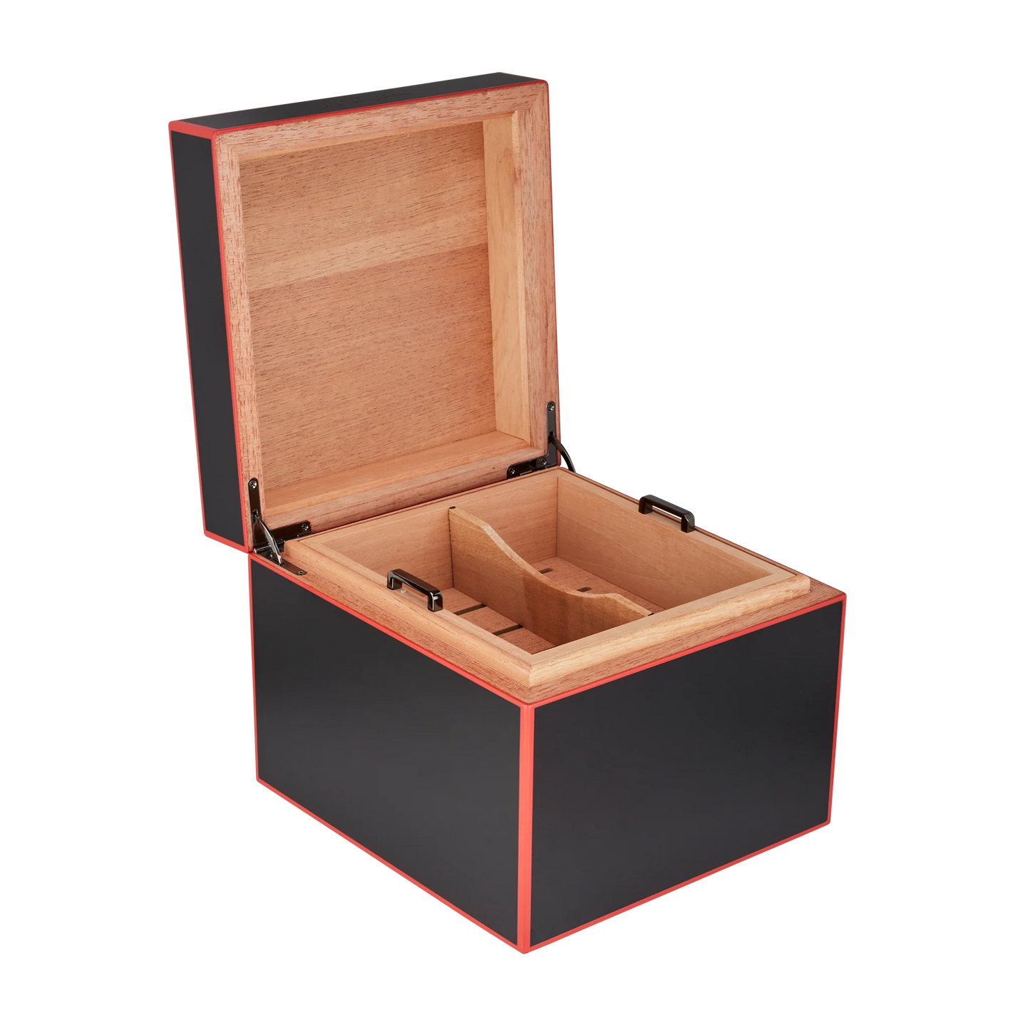 S.T. Dupont Memento Mori Cube Humidor Black