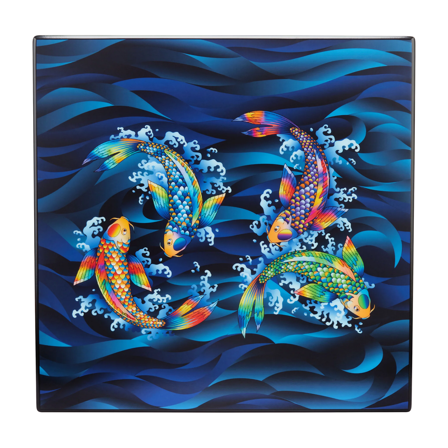 S.T. Dupont Koi Cube Humidor Blue