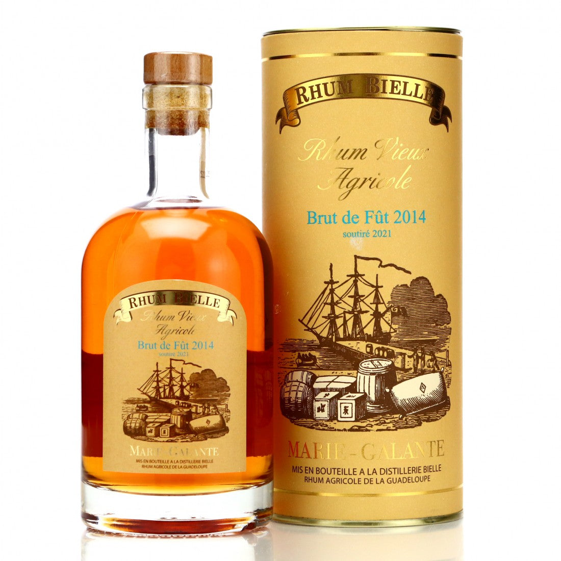 Rhum Bielle 2014 Brut de Fut