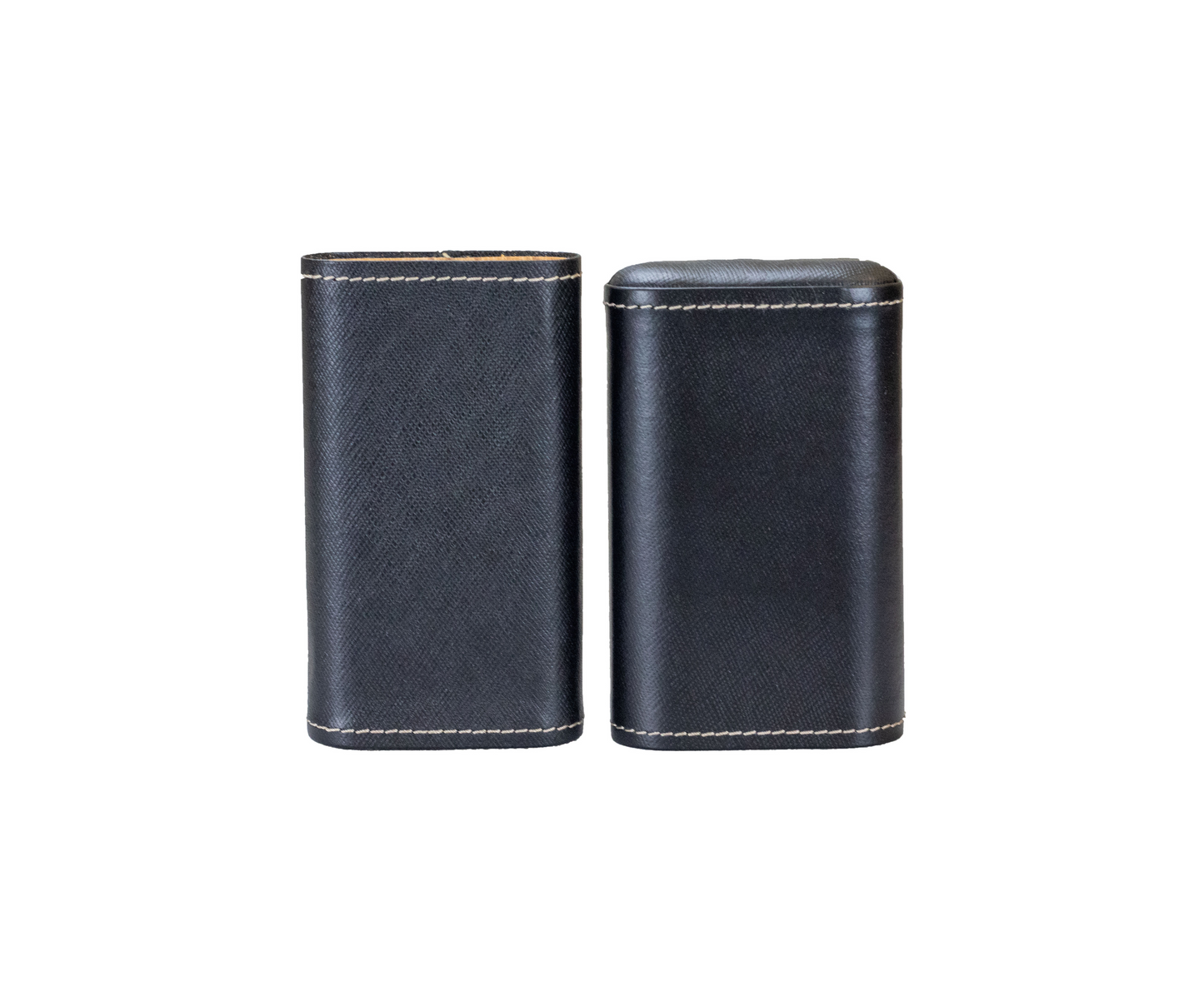 Cigar Case Black Leather