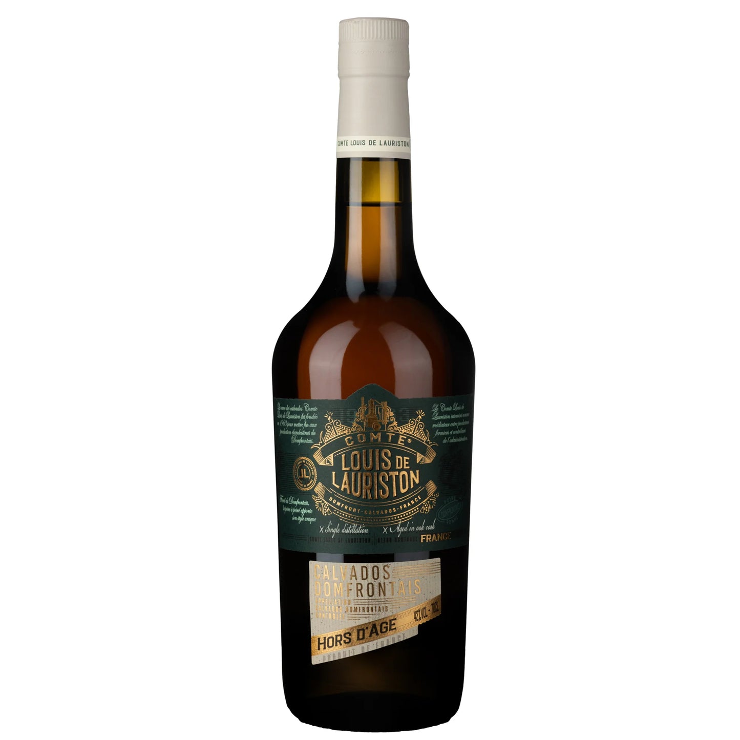 Calvados AOC Domfrontais Comte Louis De Lauriston Hors d'Âge