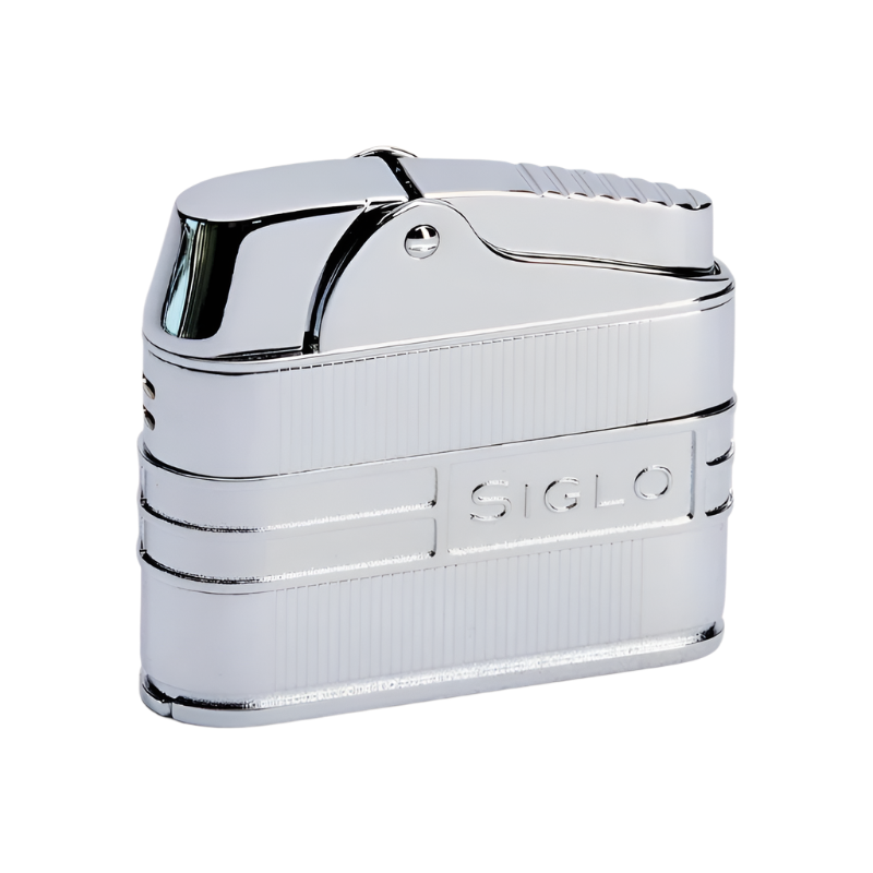 Siglo Lighter Retro II Chrome Stripes