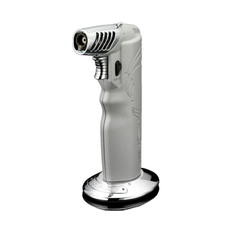 Siglo Lighter Oval Table Torch Silver