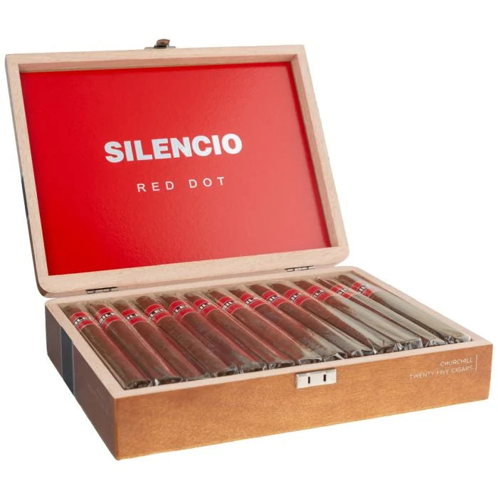 silencio red dot wrapper tobacco CHURCHILL Silencio Red Dot Churchill -