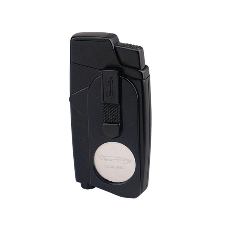 Vector Xcaliber Lighter Cigar Cutter Black Matte