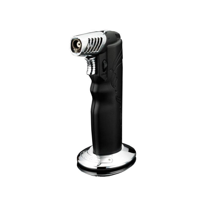 Siglo Lighter Oval Table Torch Black