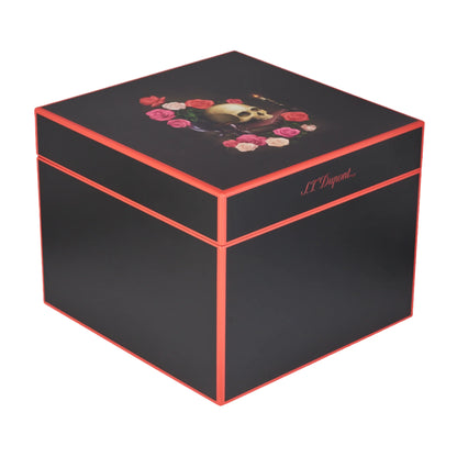 S.T. Dupont Memento Mori Cube Humidor Black