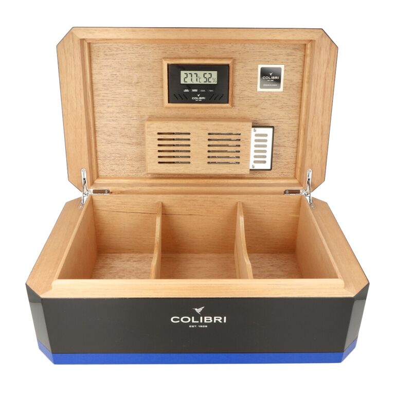 Colibri Humidor Rally Black/Blue