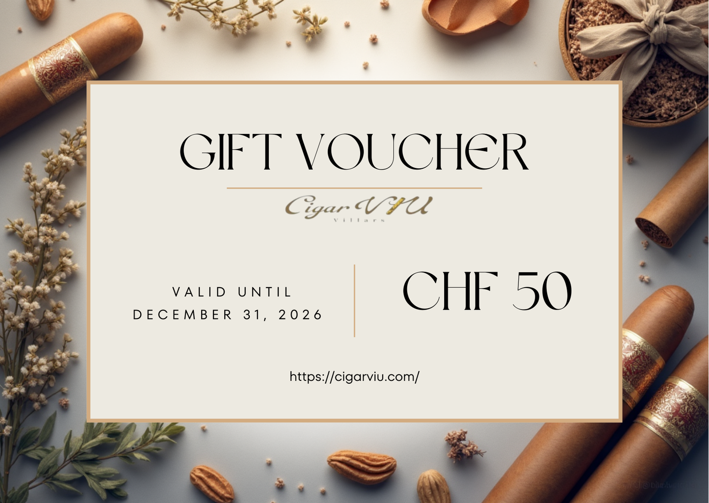 Gift Card Cigar VIU