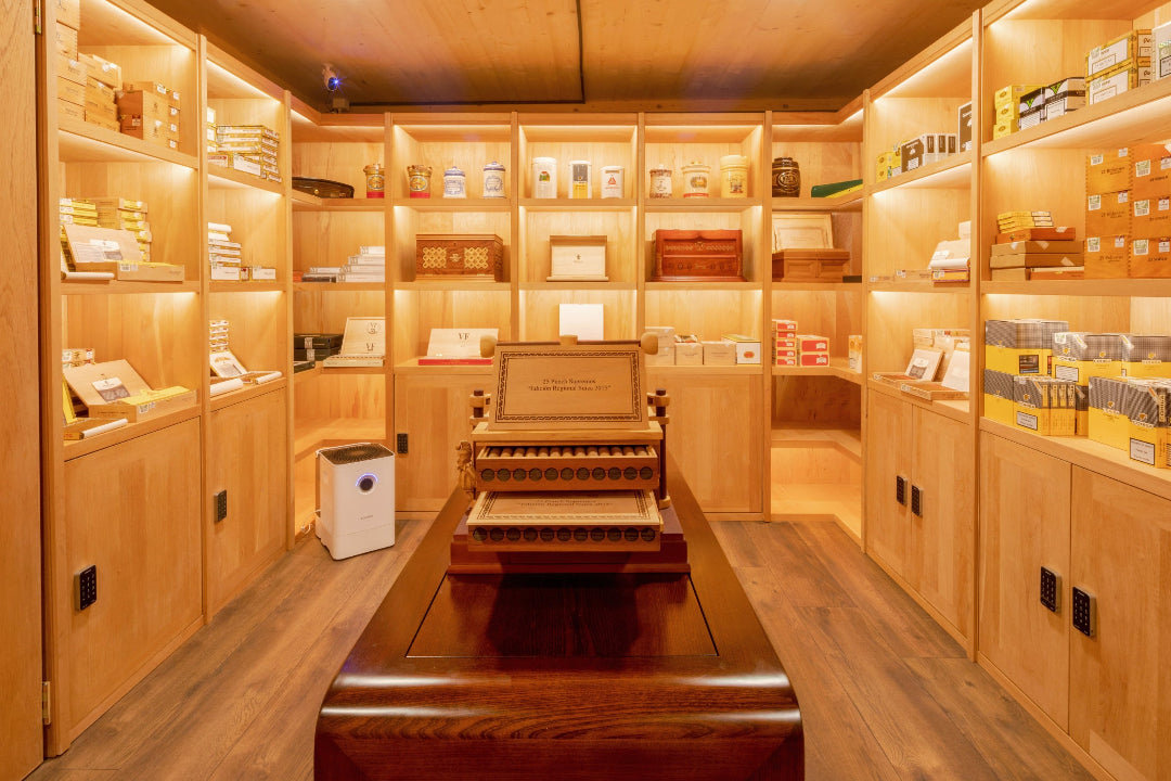 The walk-in humidor