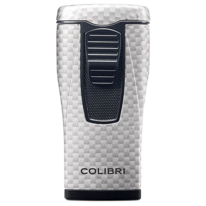 Briquet Colibri Monaco Carbon Argent