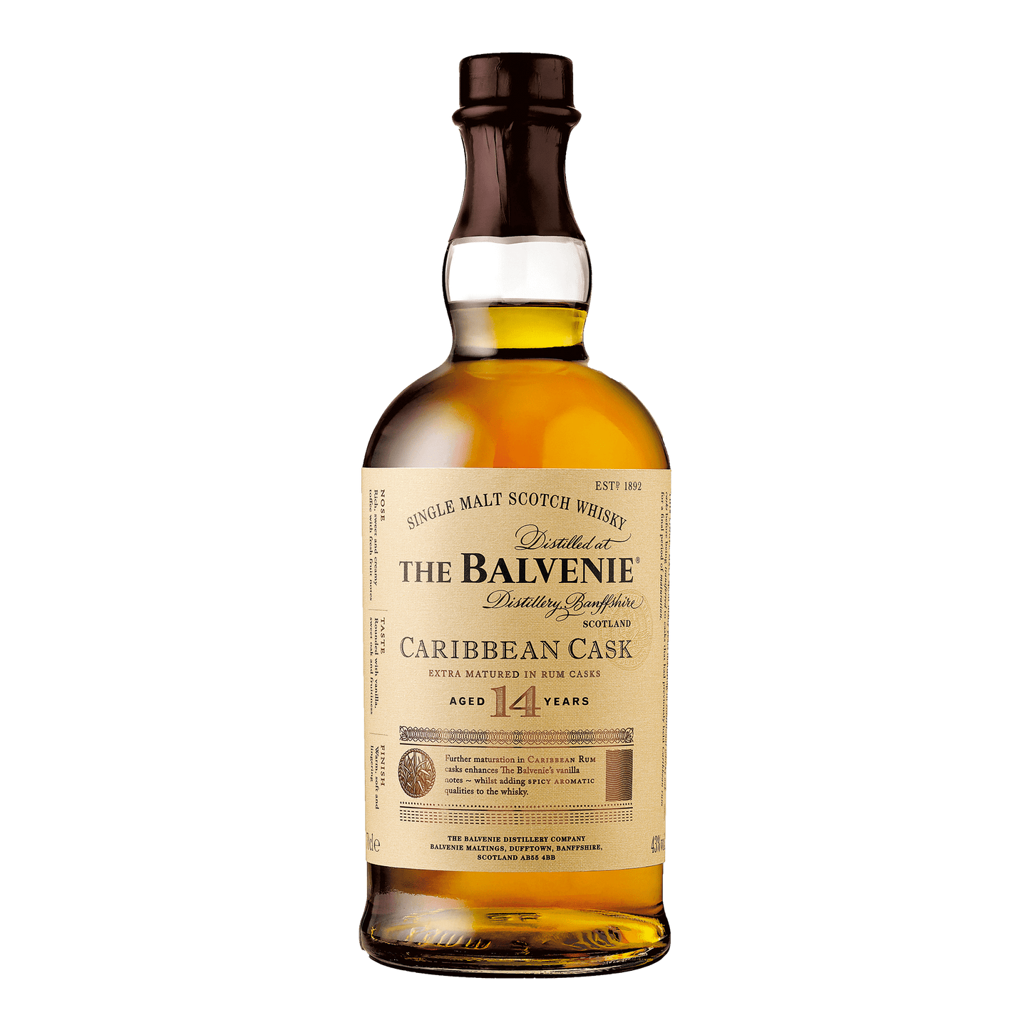 The Balvenie 14yrs Caribbean Cask Single Malt Scotch Whisky