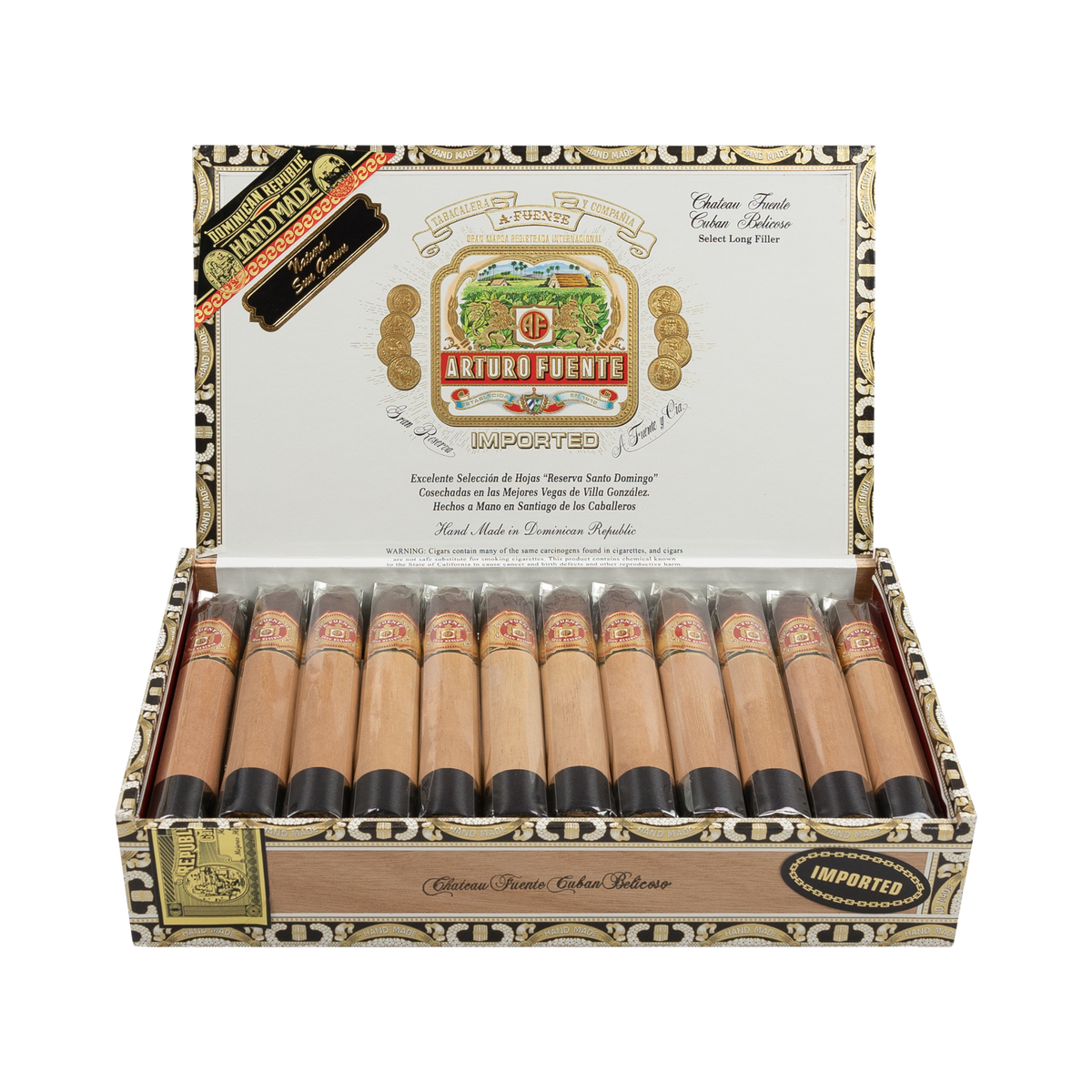 A. Fuente Château Fuente Cuban Belicoso Sun Grown