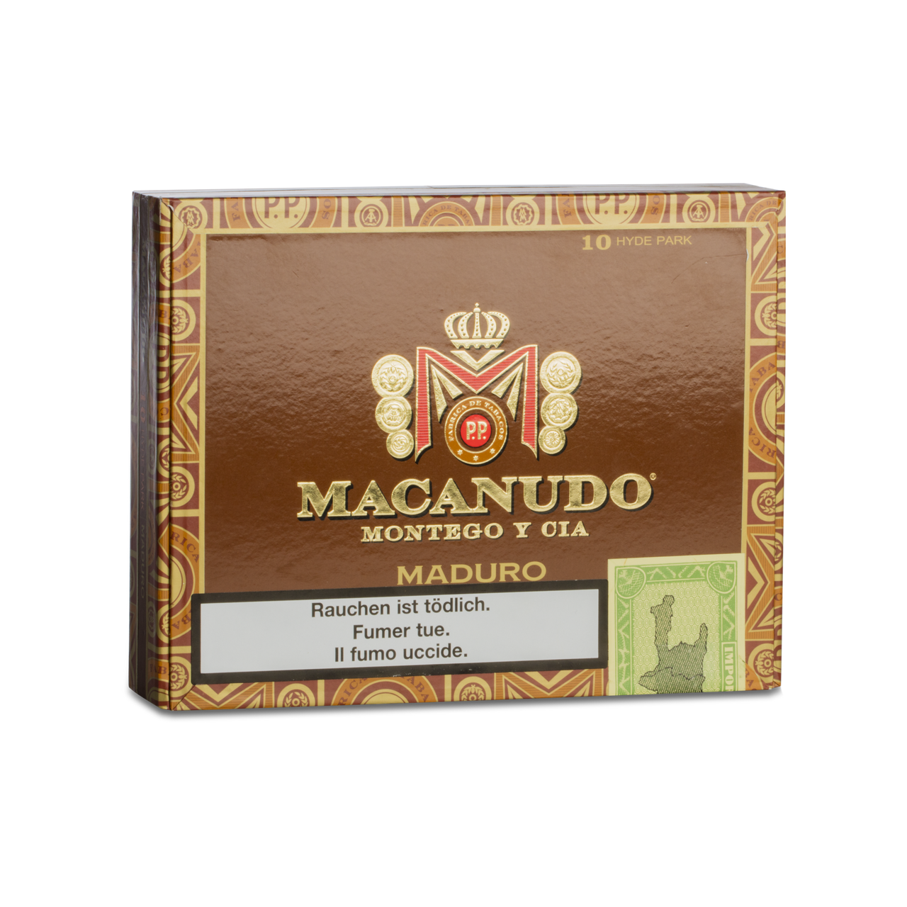 Macanudo Maduro Hyde Park [10]